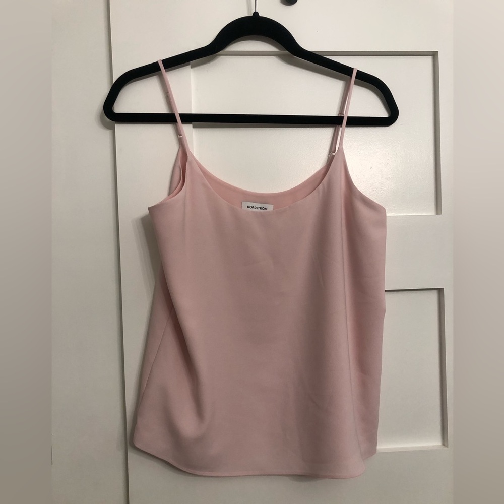 Nordstrom Light Pink Spaghetti Strap Camisole (XS)